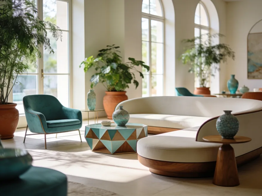 Intérieur apaisant et moderne du cabinet Émalia