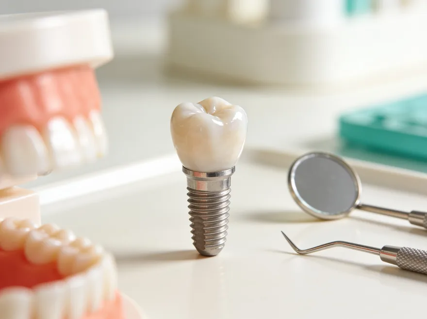 Modèle d'implant dentaire